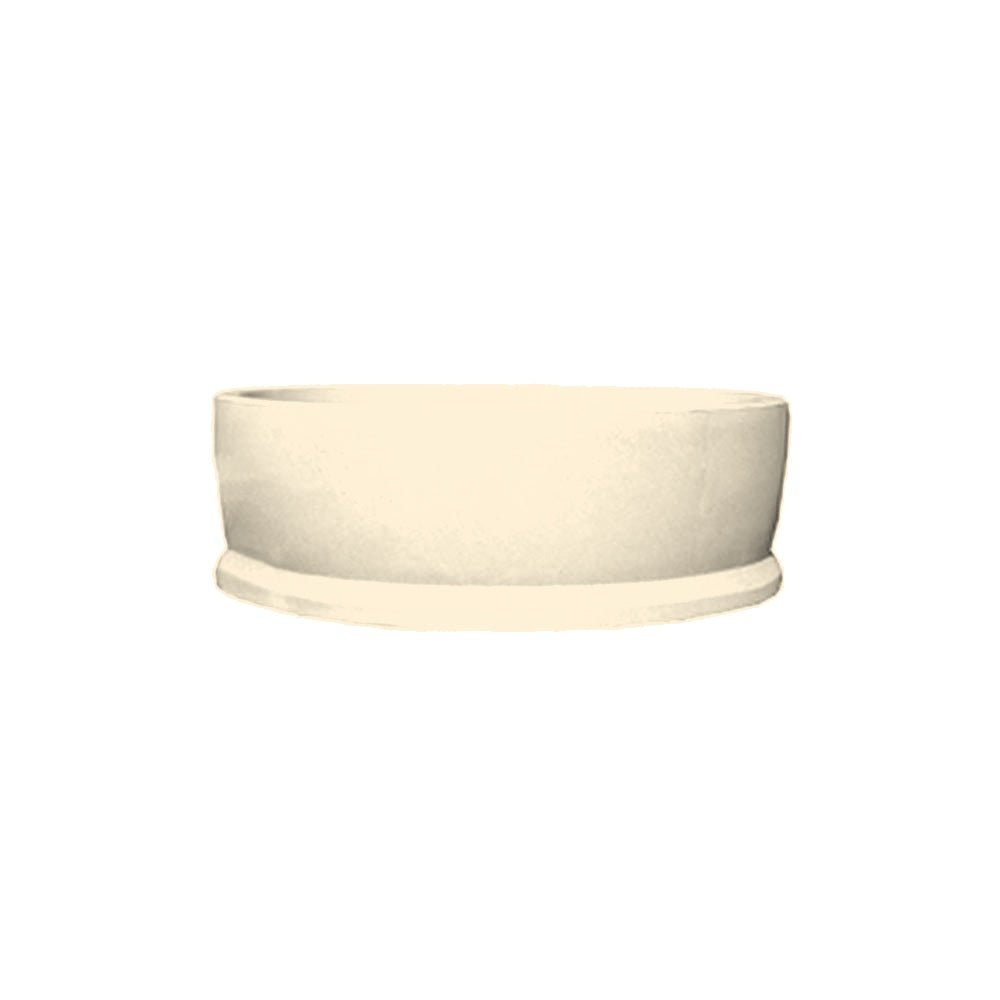 TF4131 Concrete Planter — Weatherstone — W20 White — digitally rendered color preview