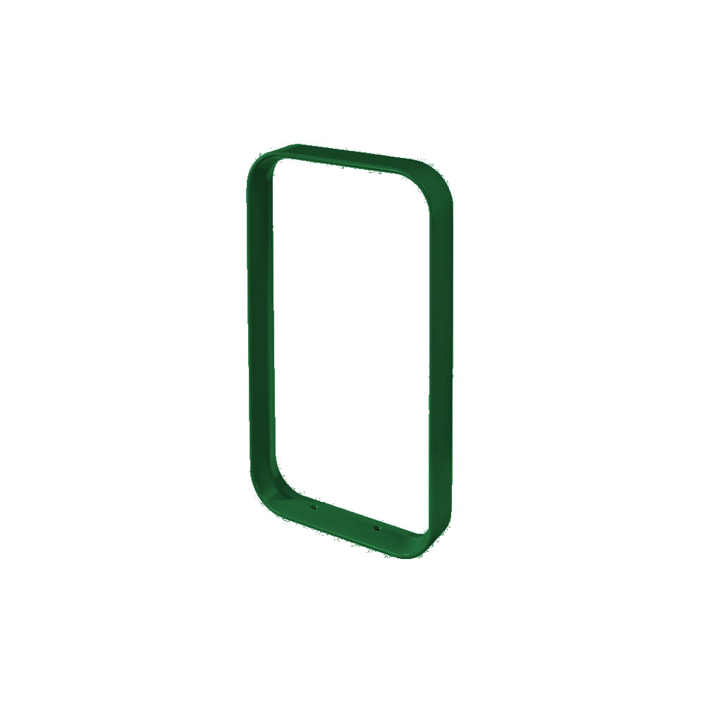DF6575 Collaboration Loop Bike Rack — Metal Powder Coat — 69 Emerald — digitally rendered color preview