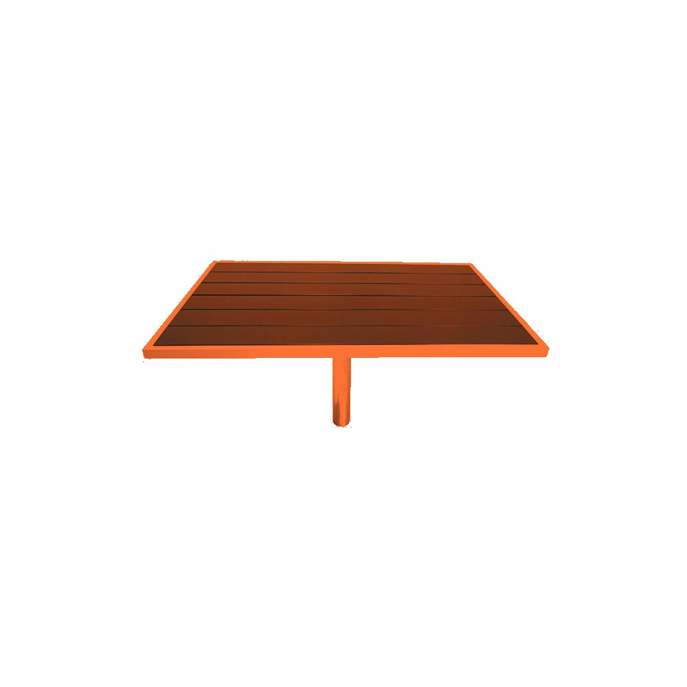 Urban Dining Table Series — Metal Powder Coat — S3 Orange — digitally rendered color preview