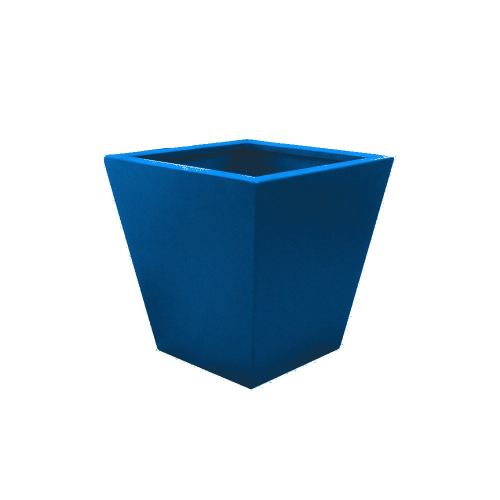 WS502 Executive Series Tapered Aluminum Planter — Metal Powder Coat — S7 Sky Blue — digitally rendered color preview