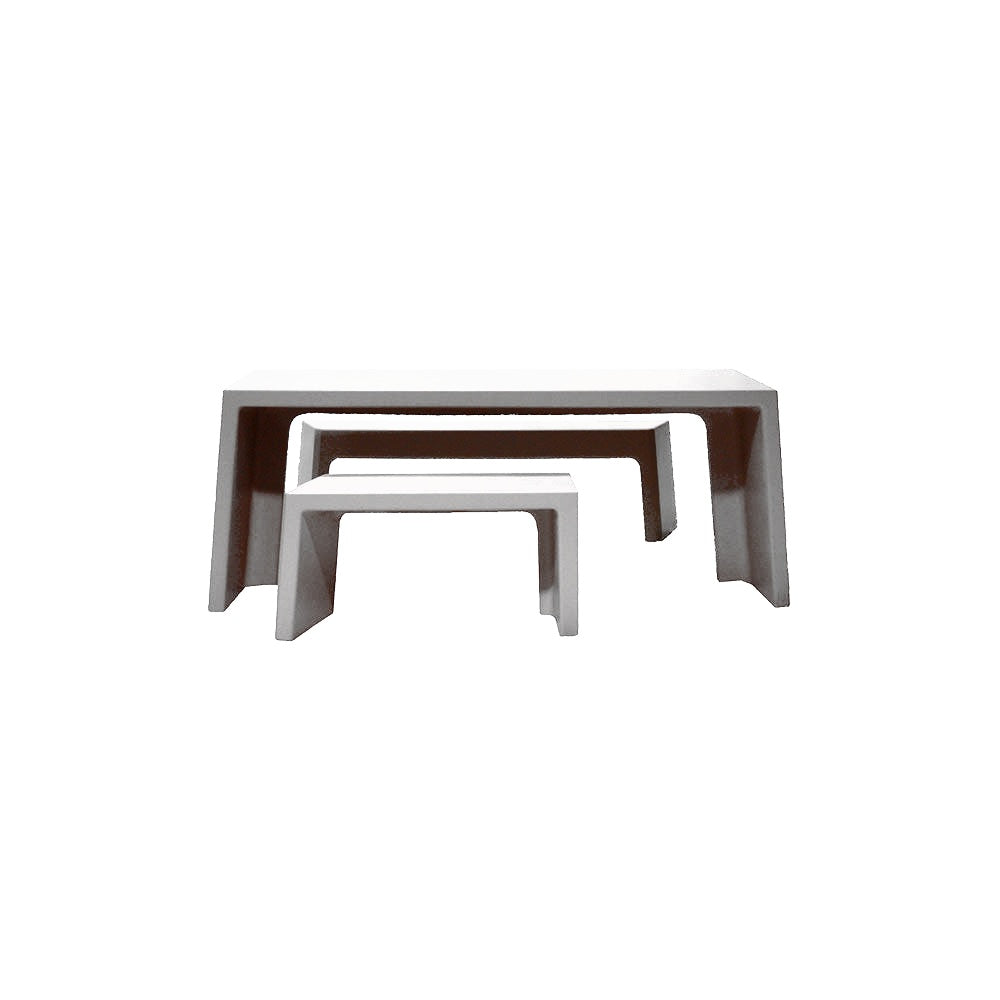 TF3195 Free-Standing 2 Bench Concrete ADA Compliant Table Set — Premium Acid Wash Stain — S30 Star — digitally rendered color preview