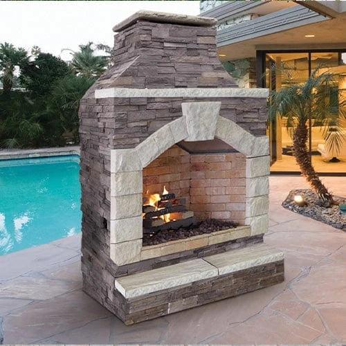 Cal Flame Durango 48-Inch Built In Gas Fireplace FRP909-2