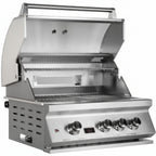 Whistler 28-Inch 3-Burner Gas Grill with Rear Infrared Burner, Grill Lights, Rotisserie Kit & Cover