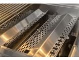 Whistler 102-Inch 4-Burner Gas Grill Island with Infrared Rear Burner, Refrigerator, and Rotisserie Kit