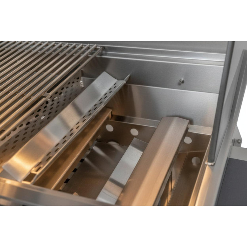 Whistler 110-Inch 5-Burner Gas Grill Island with Infrared Rear Burner and Refrigerator