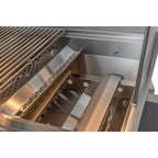Whistler 110-Inch 5-Burner Gas Grill Island with Infrared Rear Burner and Refrigerator