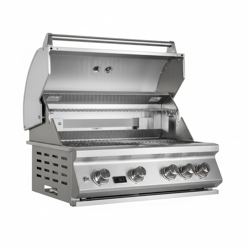 Whistler 132 x 61-Inch 4-Burner Gas Grill Island - Stainless Steel