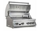 Whistler 102-Inch 4-Burner Gas Grill Island with Infrared Rear Burner, Refrigerator, and Rotisserie Kit