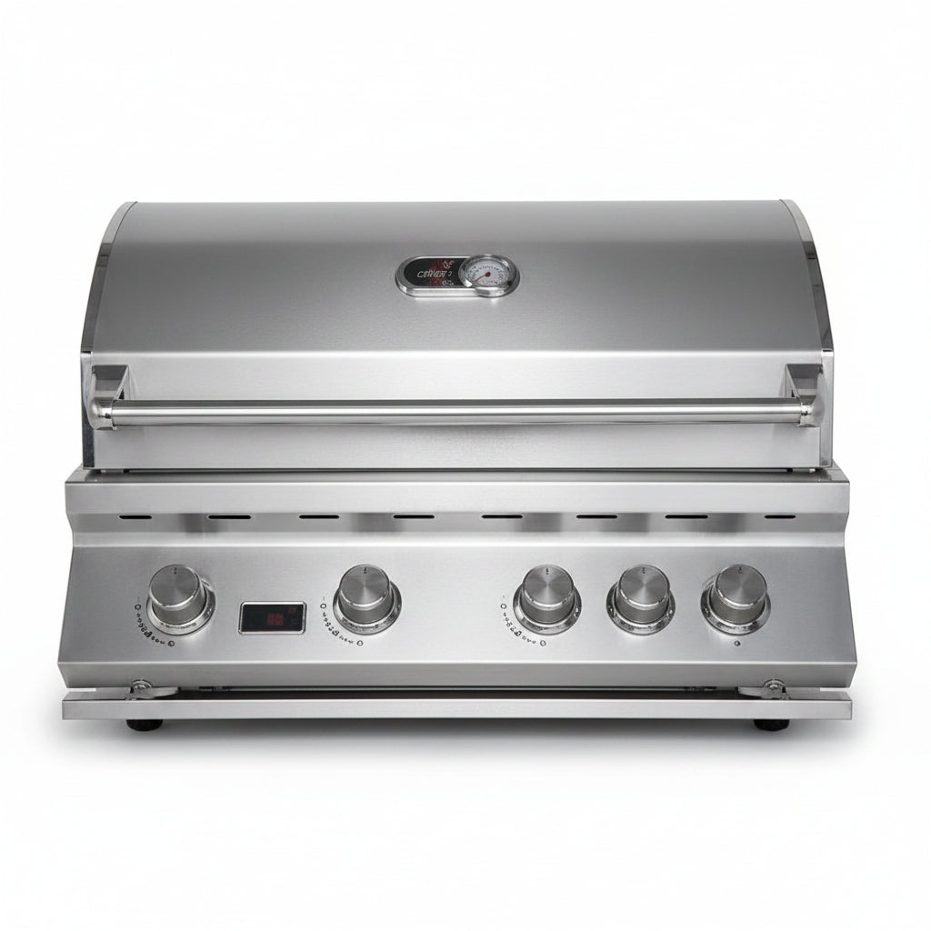 Whistler 132 x 61-Inch 4-Burner Gas Grill Island - Stainless Steel