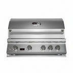 Whistler 102 x 28-Inch 4-Burner Gas Grill Island with Infrared Rear Burner, Refrigerator, Double Side Burner, and Rotisserie Kit
