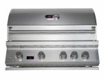 Whistler 102-Inch 4-Burner Gas Grill Island with Infrared Rear Burner, Refrigerator, and Rotisserie Kit