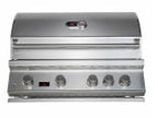 Whistler 102-Inch 4-Burner Gas Grill Island with Infrared Rear Burner, Refrigerator, and Rotisserie Kit
