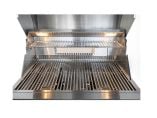 Whistler 102-Inch 4-Burner Gas Grill Island with Infrared Rear Burner, Refrigerator, and Rotisserie Kit
