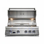 Whistler 34-Inch 4-Burner Gas Grill Island with Sink & Rotisserie Kit