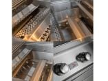 Whistler 102-Inch 4-Burner Gas Grill Island with Infrared Rear Burner, Refrigerator, and Rotisserie Kit