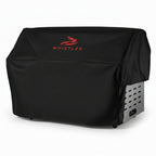Whistler 104-Inch 5-Burner Gas Grill Island with Infrared Rear Burner, Sink, and Rotisserie Kit