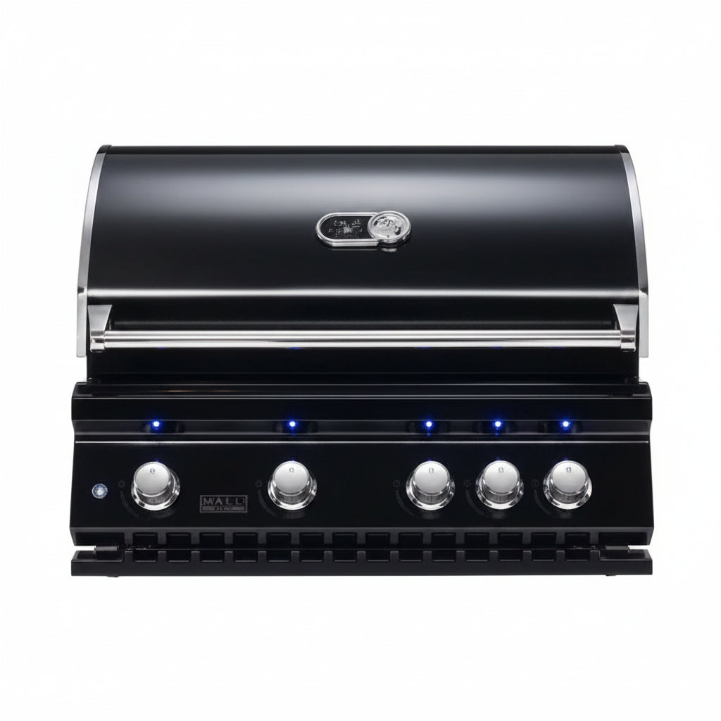 Whistler 132 x 92-Inch 4-Burner Gas Grill Island - Black Stainless Steel