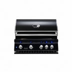 Whistler 34-Inch 4-Burner Gas Grill on Stainless Steel Cabinet with Rear Infrared Burner, Grill Lights, Rotisserie Kit & Cover