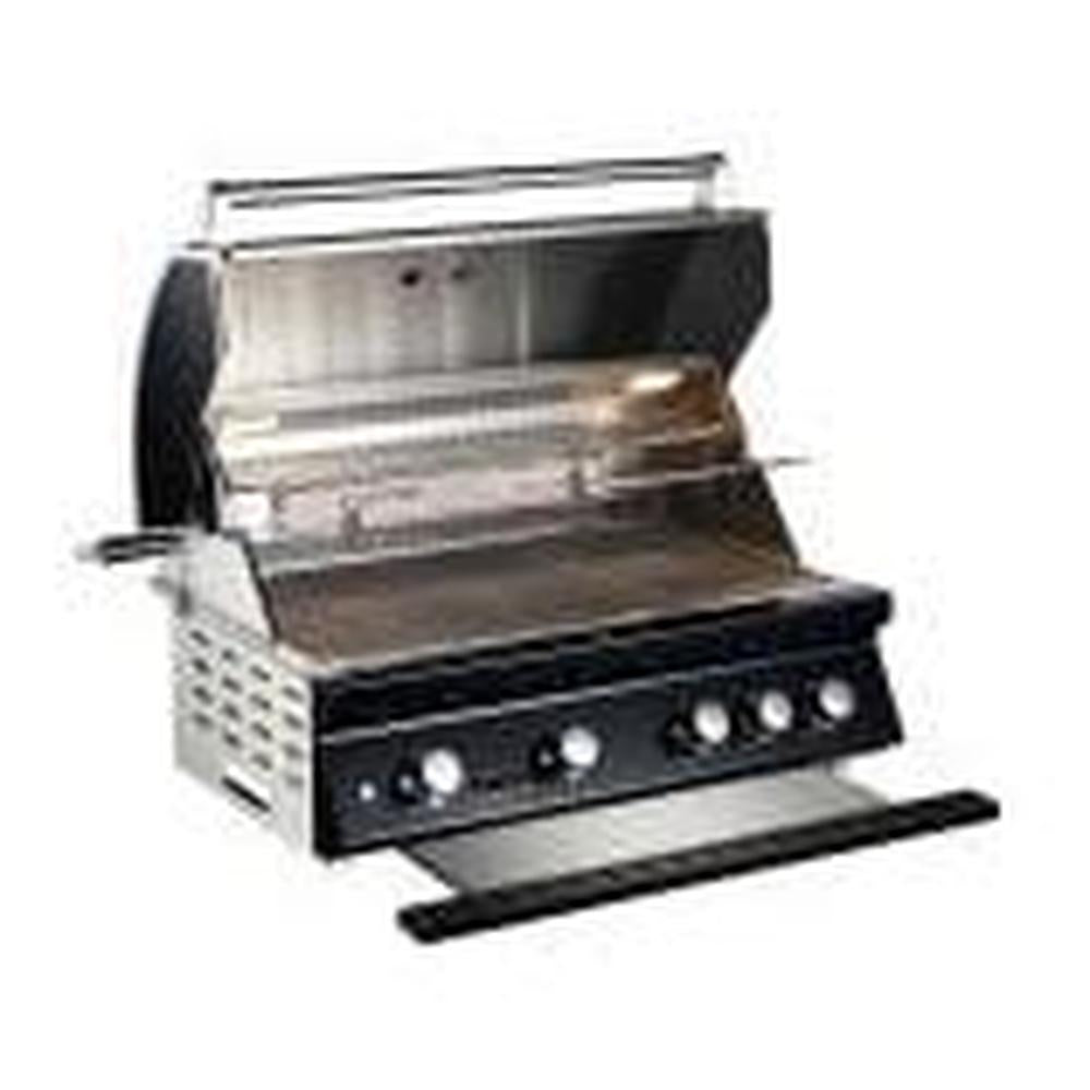 Whistler 34-Inch 4-Burner Gas Grill on Stainless Steel Cabinet with Rear Infrared Burner, Grill Lights, Rotisserie Kit & Cover
