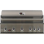 Whistler 42-Inch 5-Burner Built-In Gas Grill with Rear Infrared Burner, Grill Lights, Rotisserie Kit & Cover