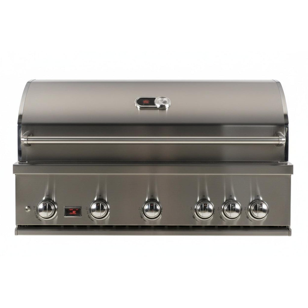 Whistler 42-Inch 5-Burner Gas Grill with Rear Infrared Burner, Grill Lights, Rotisserie Kit & Cover