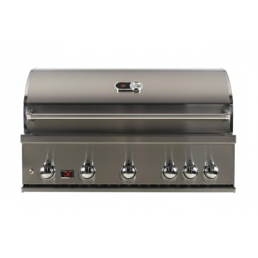 Whistler 104-Inch 5-Burner Gas Grill Island with Infrared Rear Burner, Sink, Double Side Burner, and Rotisserie Kit
