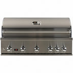 Whistler 42-Inch 5-Burner Gas Grill on Stainless Steel Cabinet with Rear Infrared Burner, Grill Lights, Rotisserie Kit & Cover