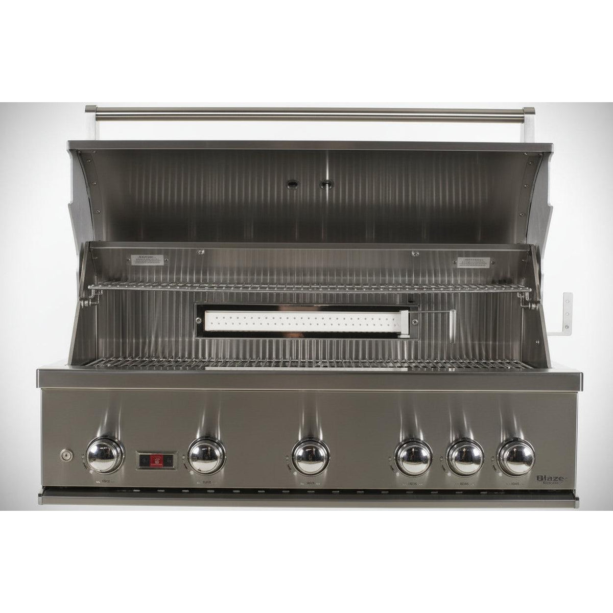Whistler 110-Inch 5-Burner Gas Grill Island with Infrared Rear Burner, Refrigerator, Sink, and Rotisserie Kit