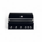 Whistler 104-Inch 5-Burner Gas Grill Island with Infrared Rear Burner, Sink, Double Side Burner and Rotisserie Kit - Black Stainless