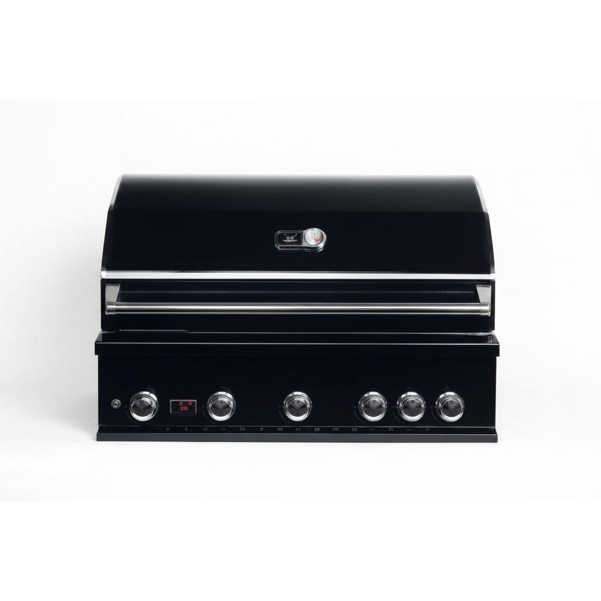 Whistler 104-Inch 5-Burner Gas Grill Island with Infrared Rear Burner, Double Side Burner, and Rotisserie Kit - Black Stainless