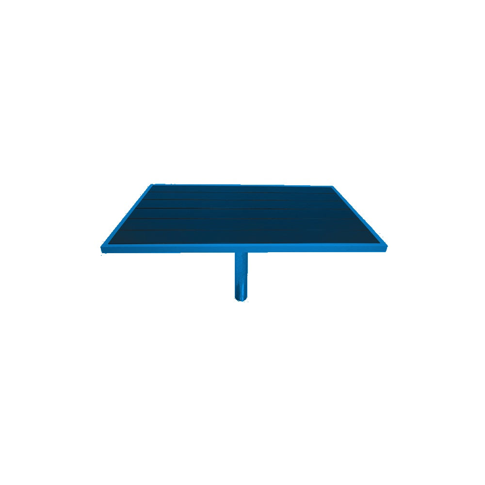Urban Dining Table Series — Metal Powder Coat — 0 Blue — digitally rendered color preview