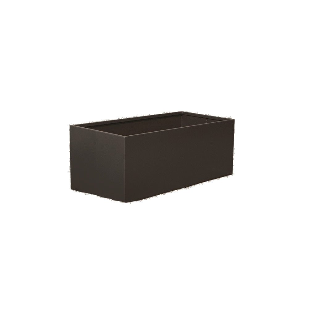 WS508 Aluminum Rectangular Planter — Metal Powder Coat — 84 Beige — digitally rendered color preview