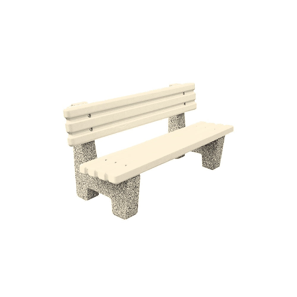 TF5050 Concrete Bench — Acid Wash — A20 White — digitally rendered color preview