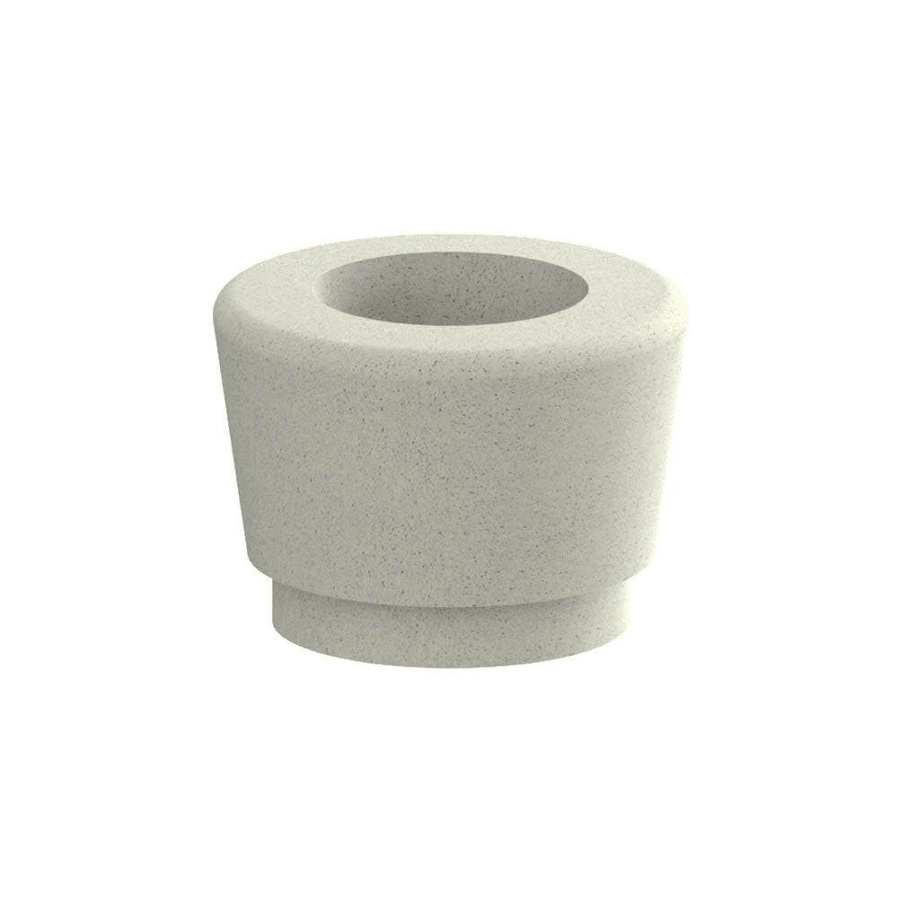 WS9086 Our Town Single Round Planter — Weatherstone — W30 Star — digitally rendered color preview
