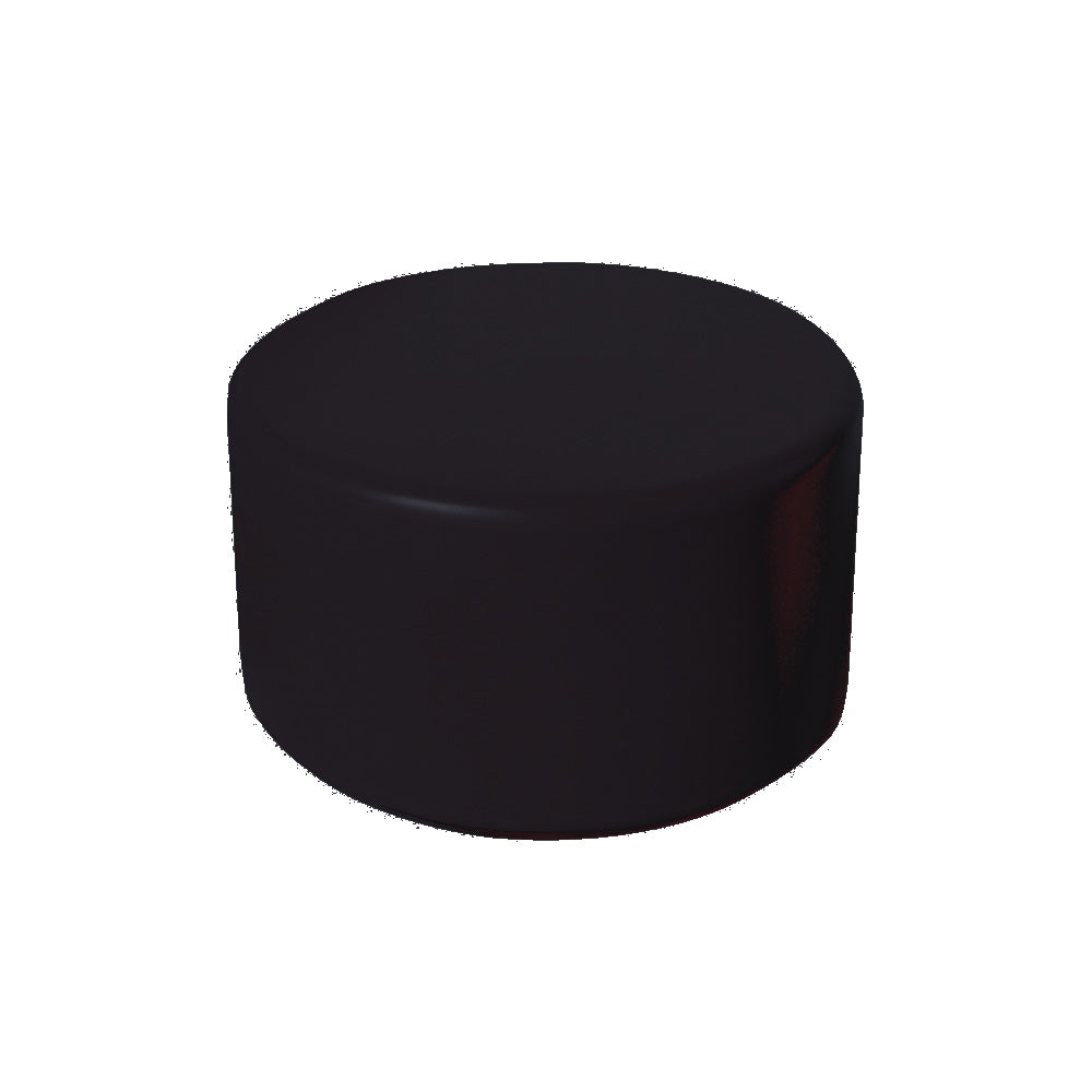 1000 Plastic Table — Plastic — 8 Black — digitally rendered color preview