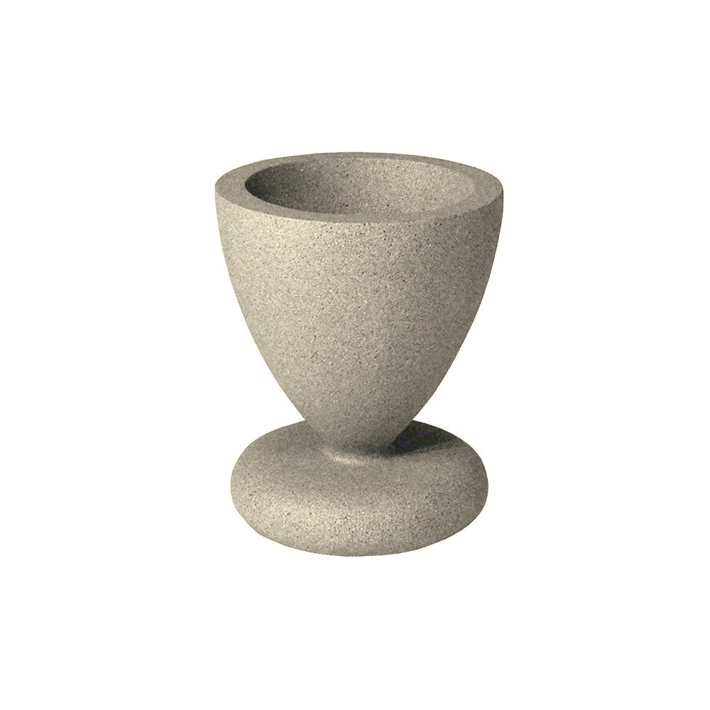 WS445 Round Concrete Planter — Weatherstone — W20 White — digitally rendered color preview