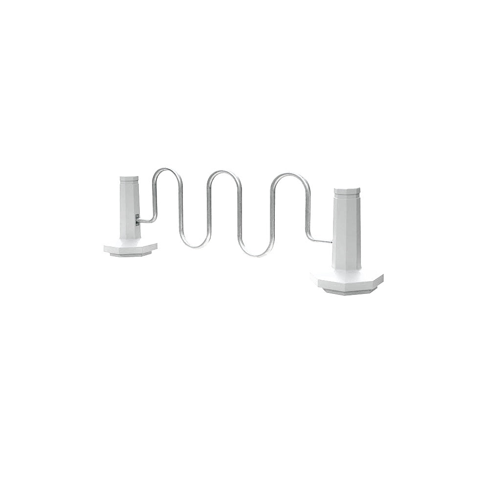 TF7193 Bike Rack Bollard — Acid Wash — A30 Star — digitally rendered color preview