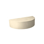 TF5100 Concrete Bench — Weatherstone — W20 White — digitally rendered color preview
