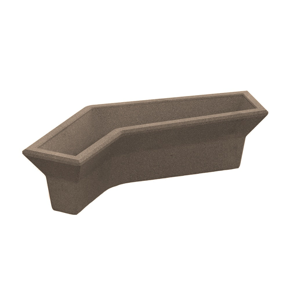 ZB.CO.02 Concrete Planter — Weatherstone — W21 Buff — digitally rendered color preview