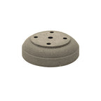 TF4149 Concrete Planter Base — Weatherstone — W20 White — digitally rendered color preview