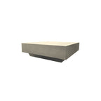 TF5208 Platform Concrete Bench — Acid Wash — A20 White — digitally rendered color preview
