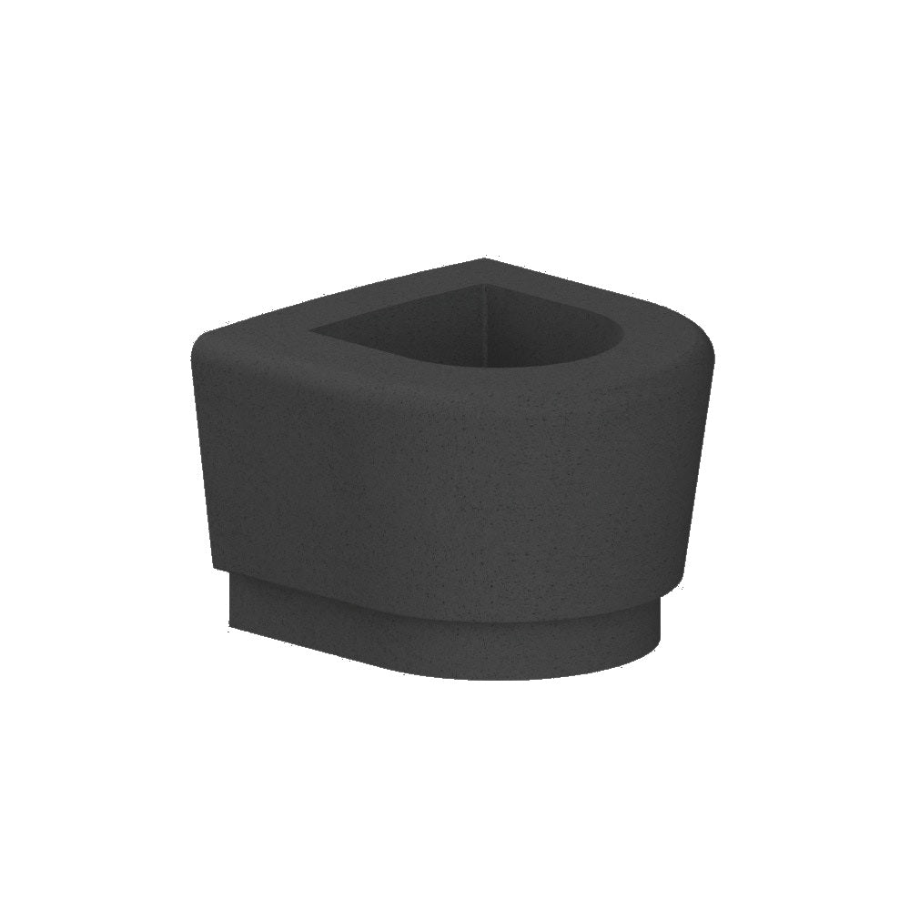 WS9073 Our Town Curve Planter end — Acid Wash — A38 Night — digitally rendered color preview