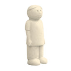 TF6315 Concrete Boy Bollard — Weatherstone — W20 White — digitally rendered color preview