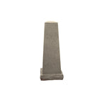 TF6034 Weston Concrete Bollard — Weatherstone — W20 White — digitally rendered color preview