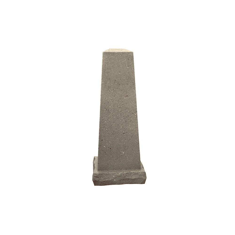 TF6034 Weston Concrete Bollard — Weatherstone — W20 White — digitally rendered color preview