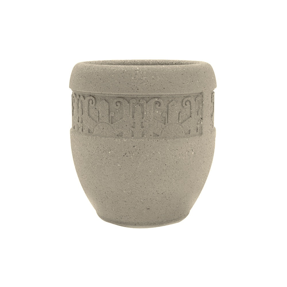 TF4228 Westlake Concrete Planter — Weatherstone — W20 White — digitally rendered color preview