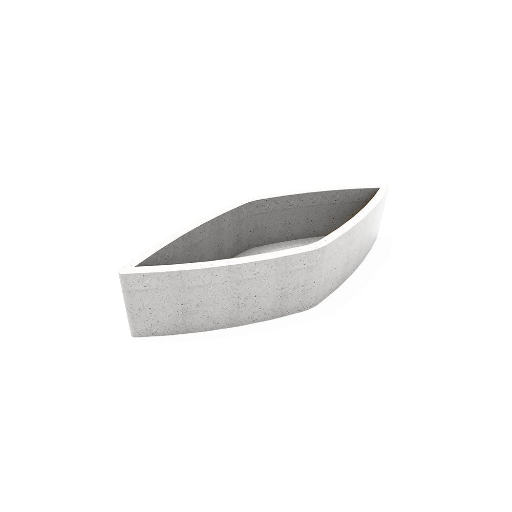 ZB.DP.01 Small Drip Planter — Acid Wash — A31 Fog — digitally rendered color preview