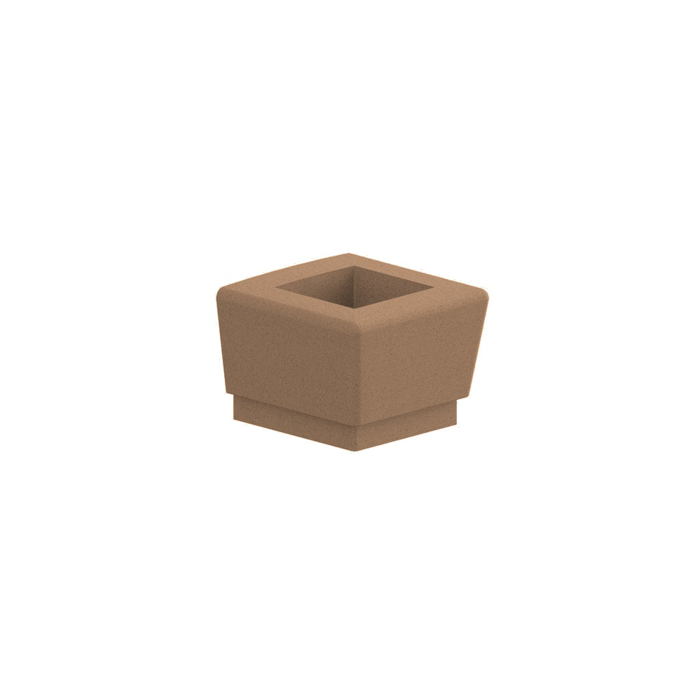 WS9113 Our Town Square Planter End — Acid Wash — A22 Sand — digitally rendered color preview