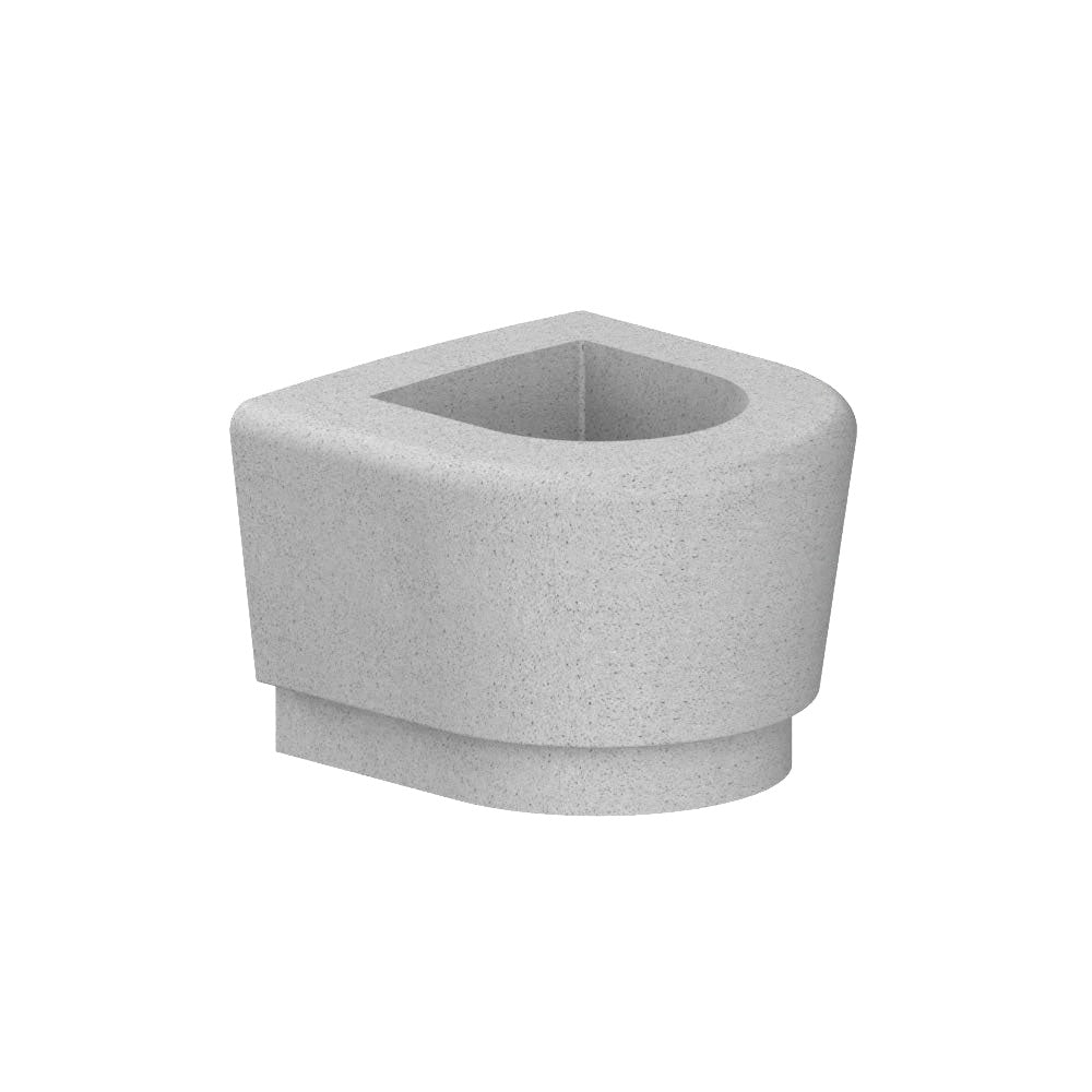 WS9073 Our Town Curve Planter end — Acid Wash — A30 Star — digitally rendered color preview