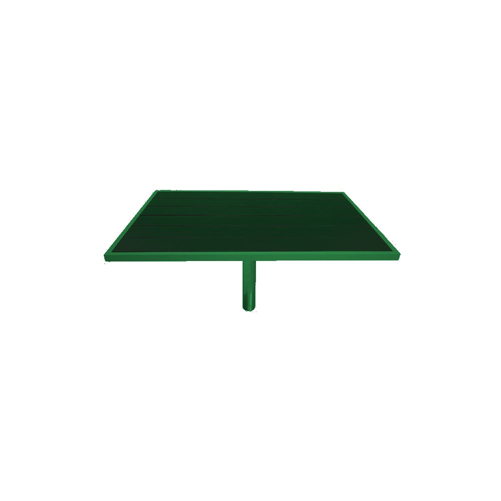 Urban Dining Table Series — Metal Powder Coat — 69 Emerald — digitally rendered color preview